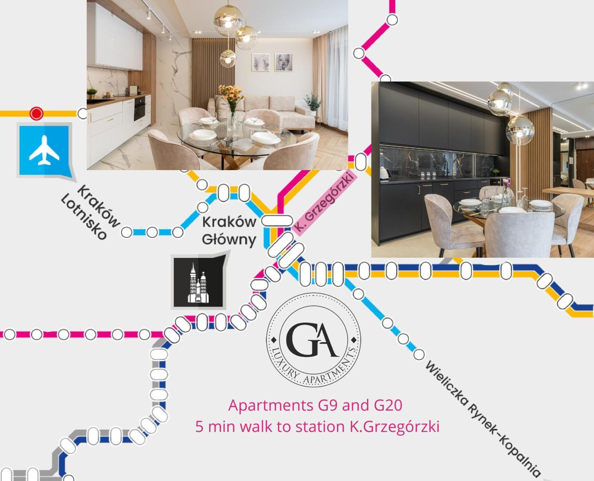 Ga Luxury Apartments G9 Krakau Buitenkant foto